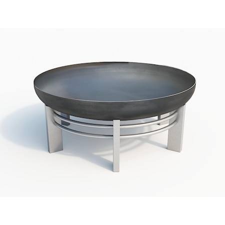 Greengrass Jura Stainless Steel & Wood Burning Fire Pit GR1725154
